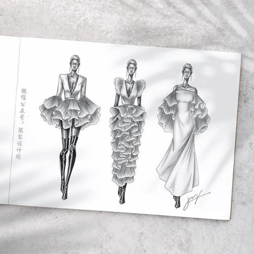 速写线稿 时装设计与产品效果图的艺术融合