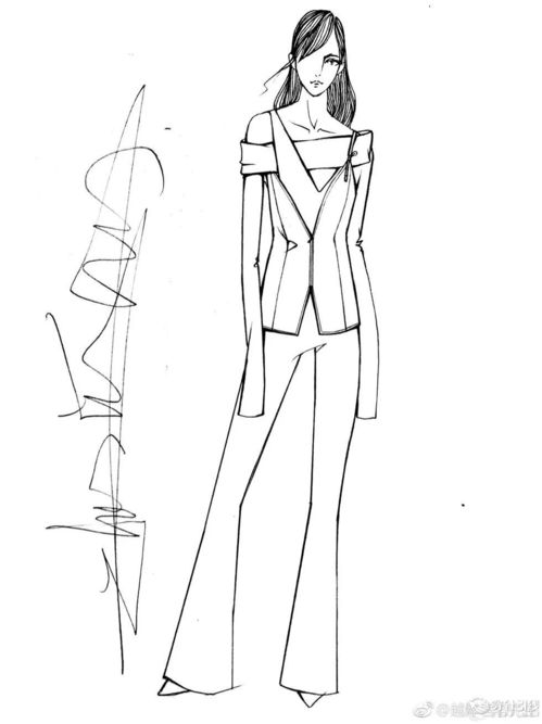 时装手绘 | 服装设计线稿教程篇 从零开始绘制专业级服装设计线稿