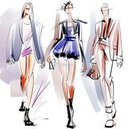 新浪微博 服装画与设计手稿的时尚互动新阵地