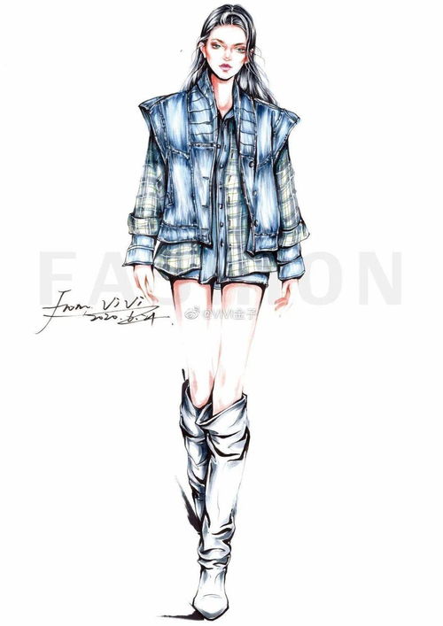 从概念到成稿 200张服装设计考研手绘效果图全流程绘制教程